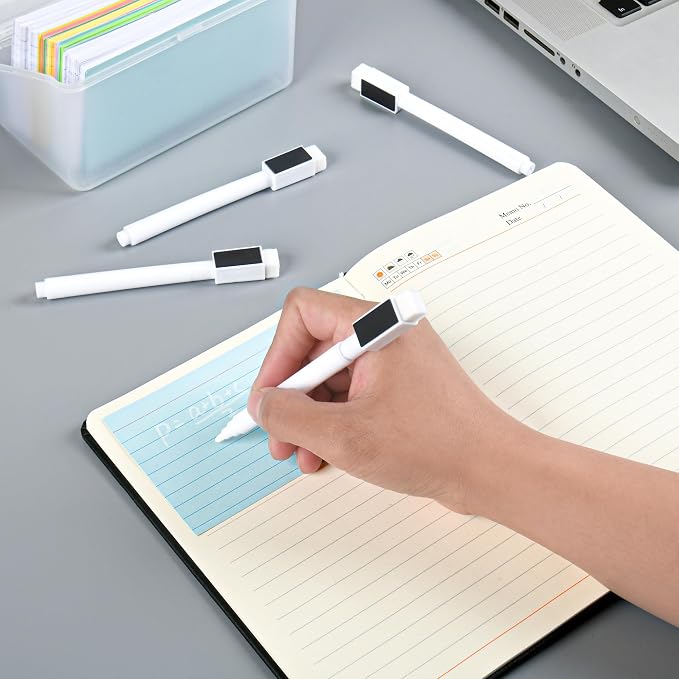 5 Pcs White Dry Erase Markers Magnetic Dry Erase Marker - Image 3