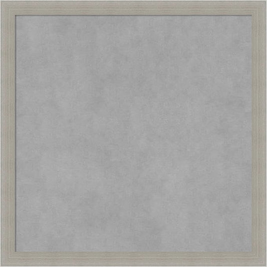 Amanti Art Grey Framed Magnetic Board 22x22 Medium Vision Board by AmantiArt