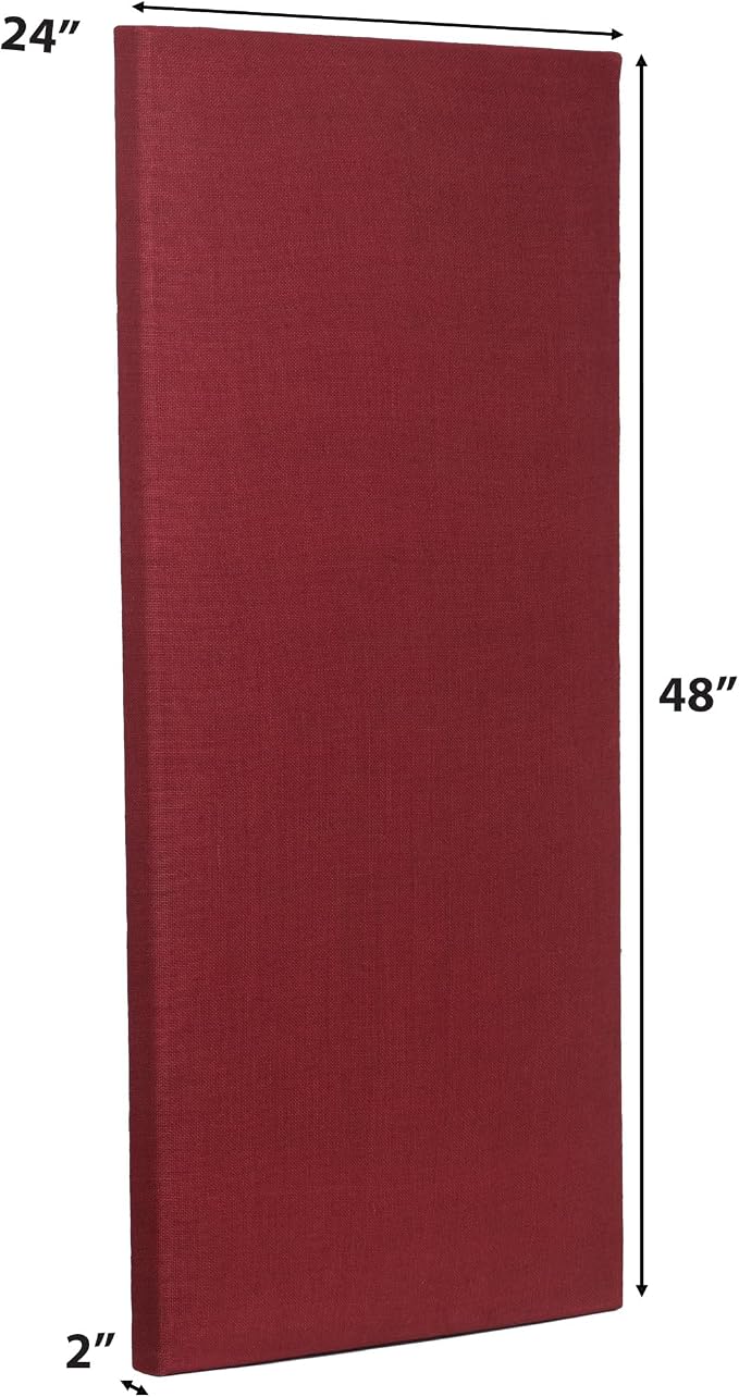 ATS Acoustics Sound Absorbing Acoustic Panel 24" x 48" x 2" Beveled Edge - Image 3