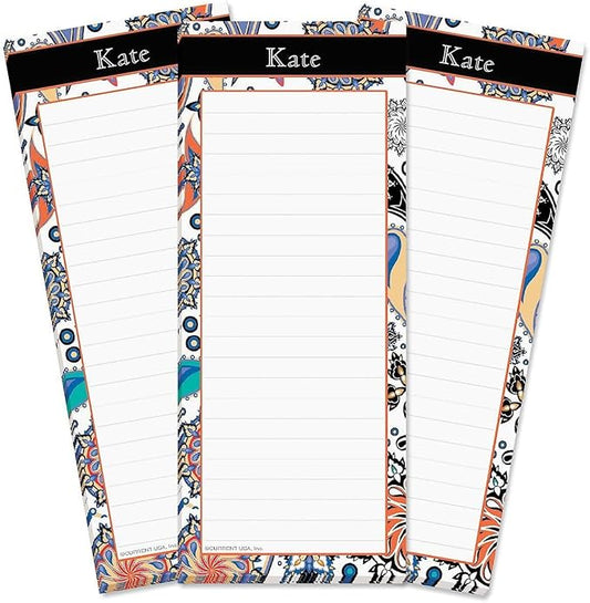 Current Color Paisley Personalized Lined Shopping List Pads by Current