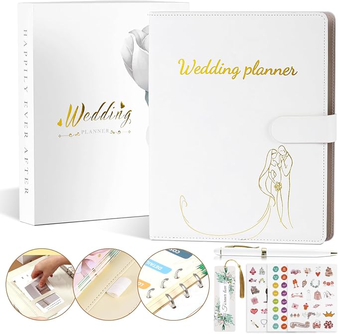 Comprehensive Wedding Planner Book and Organizer by Ogioxam