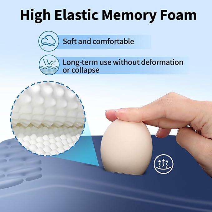 YIWEI Ergonomic Mouse Pad with Wrist Rest - Image 3