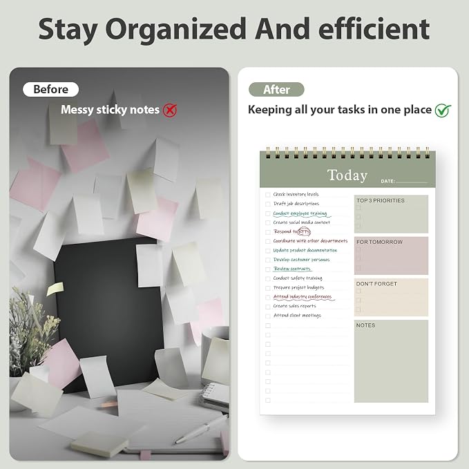 Weekly To Do List Notepad, Undated Planner - Image 3