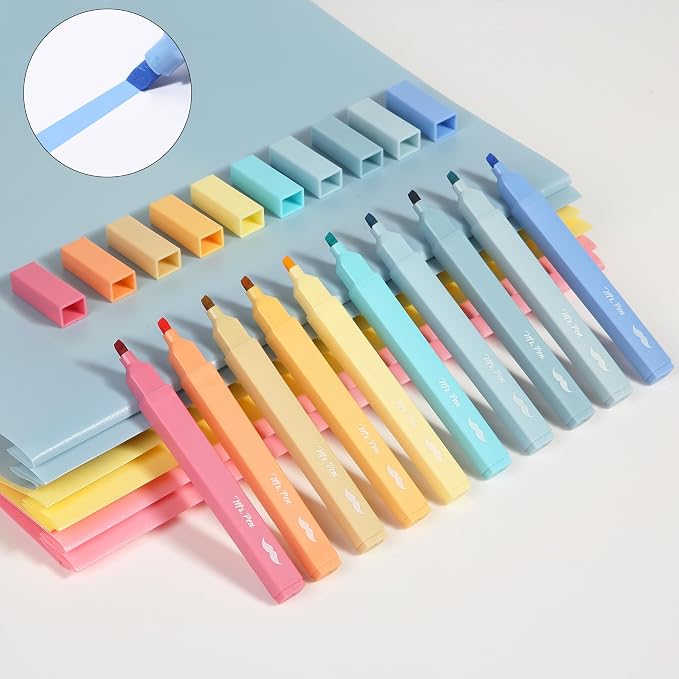 Mr. Pen- Aesthetic Highlighters No Bleed, 10 Pack, Cute Highlighters Assorted - Image 7