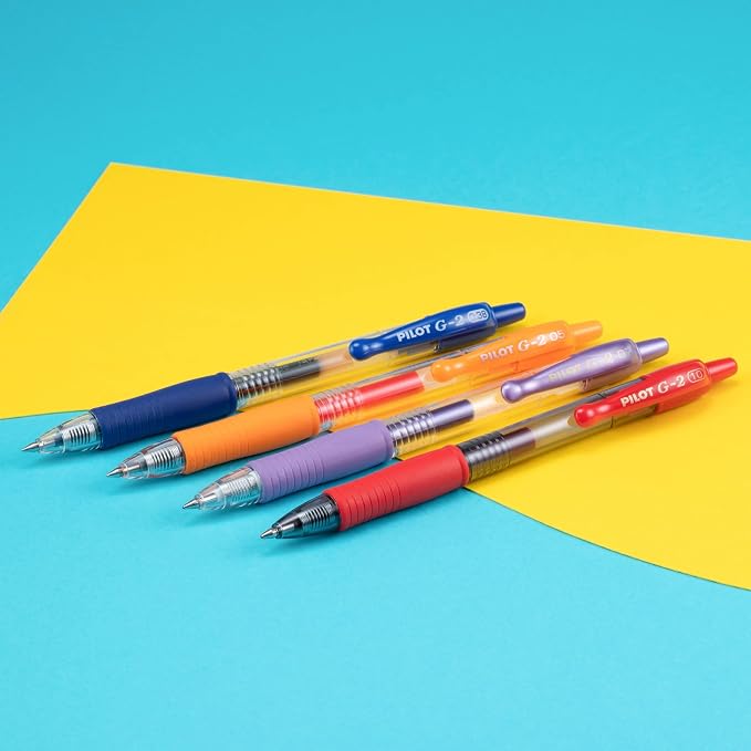 Pilot G2 Premium Refillable and Retractable Rolling Ball Gel Pens, Extra Fine - Image 8