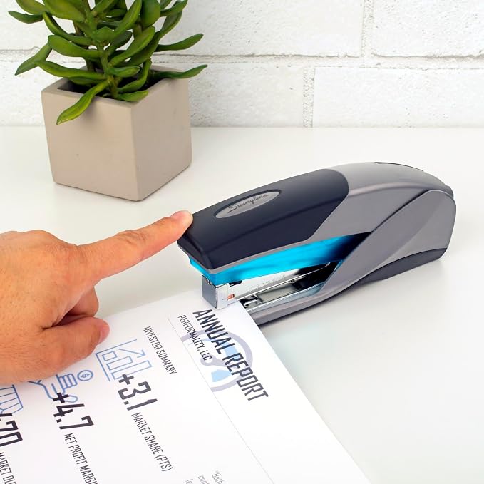 Swingline Stapler, 25 Sheet Capacity, Optima 25, Jam Free, Soft Grip - Image 3