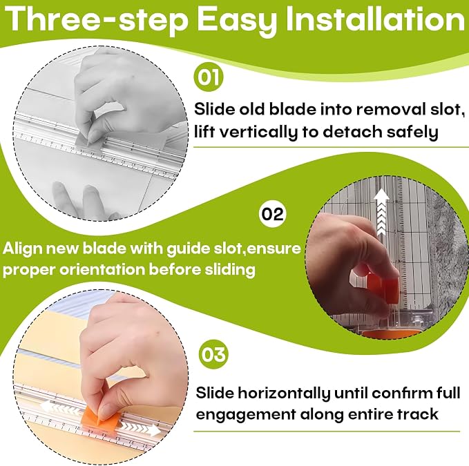 9-Pack 157400-1001 Titanium TripleTrack Blades Replacement - Image 5