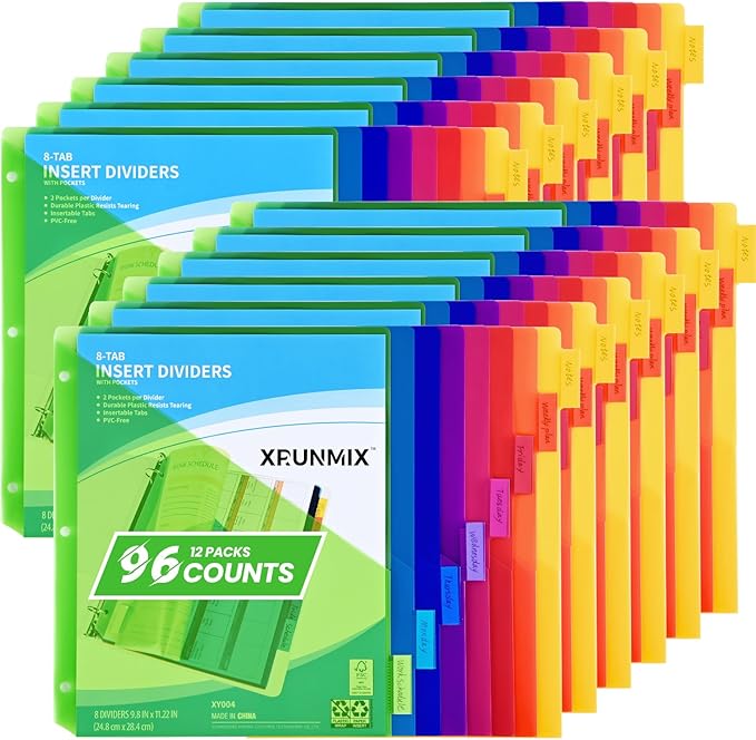 8-Tab Binder Dividers by XrunmixOffice