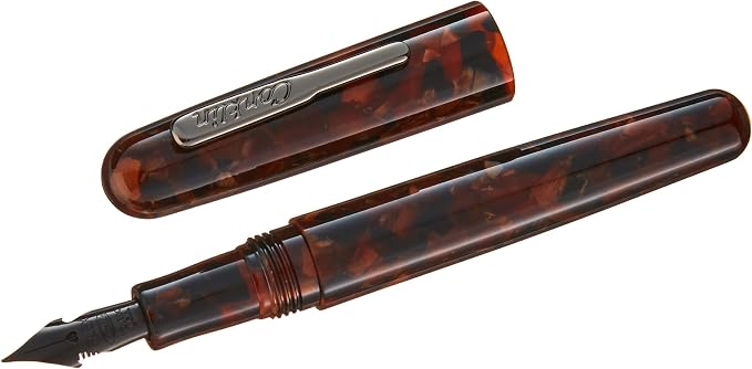 Conklin All American Fountain Pen in Brownstone – Omniflex Nib, Flexible Design - Image 2