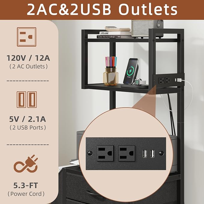 HIGDBFE 3 Drawer File Cabinet - Image 6