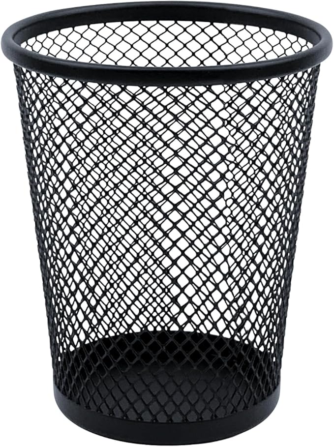 HSYMQ Desk Pencil Pen Holder, Wire Mesh Pen Cup Holder by HSYMQ