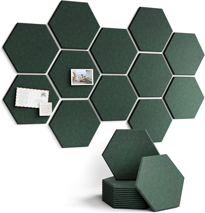 Fluxynara Hexagon Cork Board Alternative by FLUXYNARA