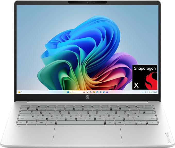 HP OmniBook 3 14 inch Next Gen AI PC, 2K Display, Snapdragon X X1-26-100 by Unknown