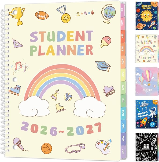 SUNEE Elementary Student Planner 2026-2027, Academic Year Jul. 2026 by SUNEE