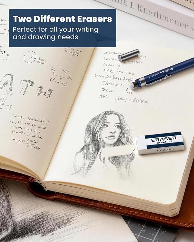 STAGEEK 0.7 mm Mechanical Pencil, Metal Art & Drafting Pencil - Image 5