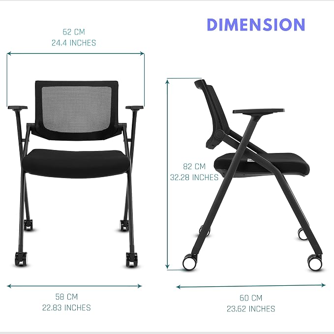 30 Pack Stackable Conference Room Chairs - Image 2