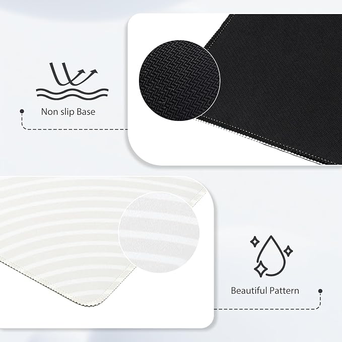 iCasso Big Desk Pad, XXL Extended Gaming Mouse Pad, Large Mouse Pad - Image 3