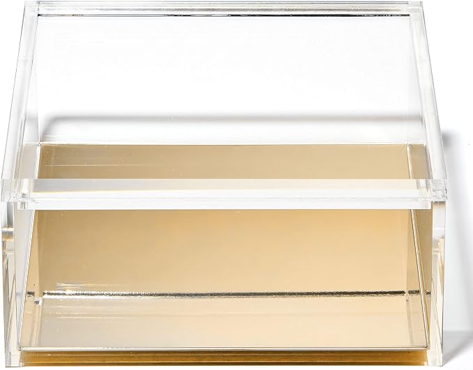 OfficeGoods Acrylic Desk Organizer w/Gold Base – Functional & Elegant Odds & - Image 2