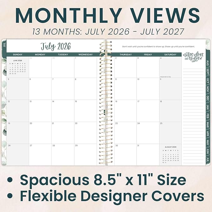 bloom daily planners 2026-2027 Planner 13 Month Academic Organizer - Image 3