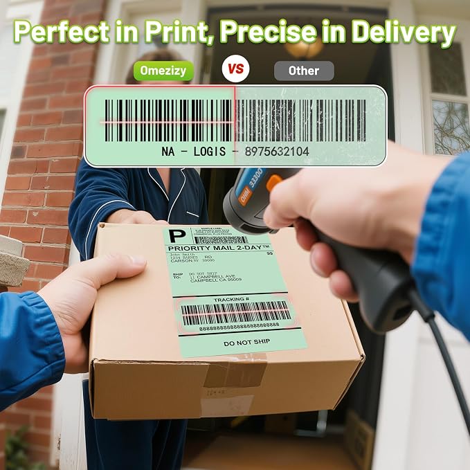 4x6 Thermal Labels, Shipping Address Label | Green Labels Compatible - Image 3