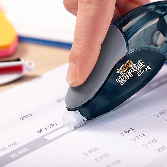 BIC Wite-Out Brand EZ Correct Grip Correction Tape, 33.5 Feet, Clean and Easy - Image 2