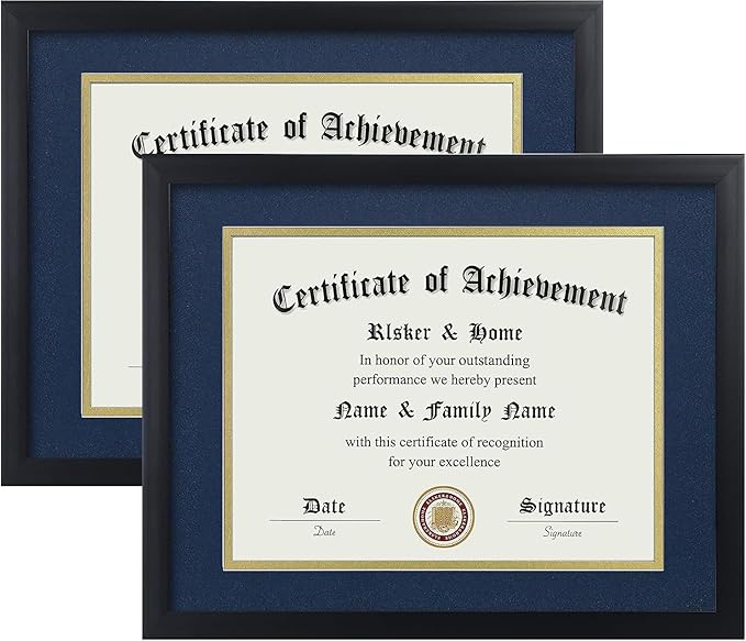 ELSKER&HOME 8.5x11 Certificate Frame by ELSKERHOME