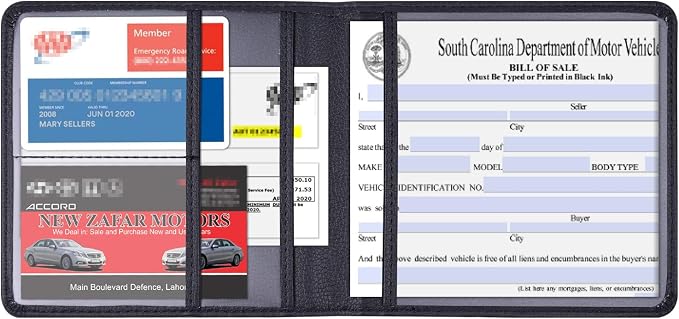 Wisdompro Small Car Registration and Insurance Documents Holder - Image 2