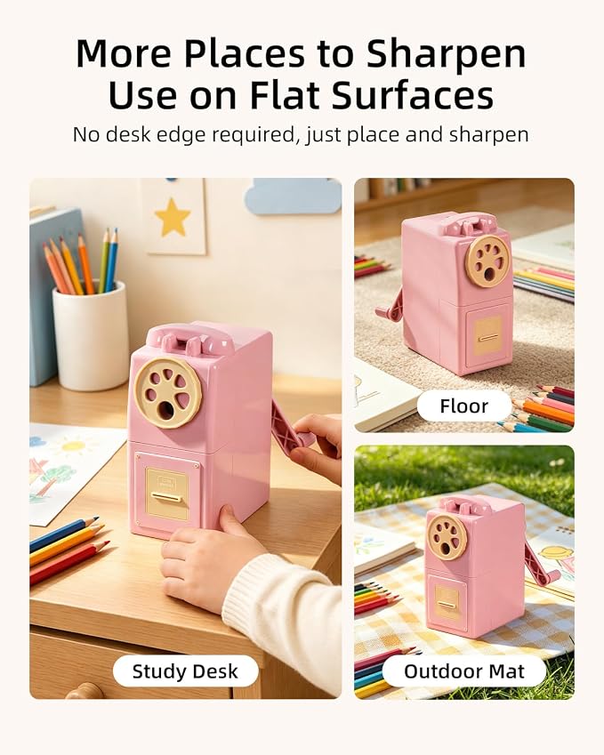 ZMOL Manual Hand Crank Pencil Sharpener - Image 9