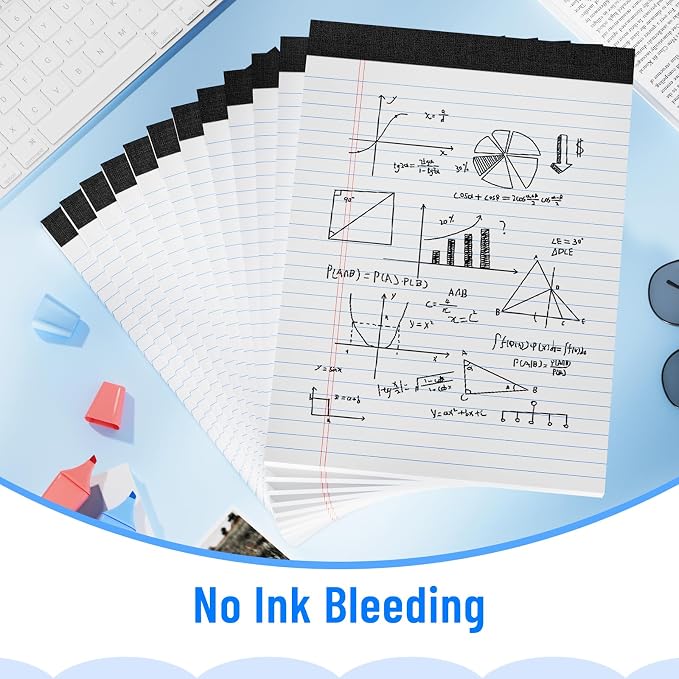 12pcs Legal Pads 8.5 x 11, Notepads 8.5 x 11 College Ruled Notebook, Writing - Image 6