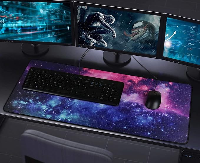 Gaming Mouse Pad, 31.5x15.7x0.12 inch Waterproof Computer Keyboard Mouse Mat - Image 7