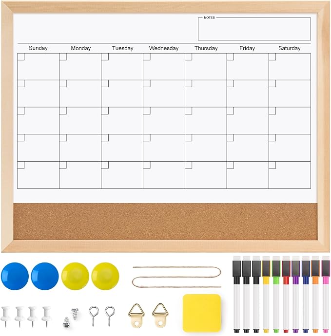 OWLKELA Monthly Dry Erase Calendar by OWLKELA