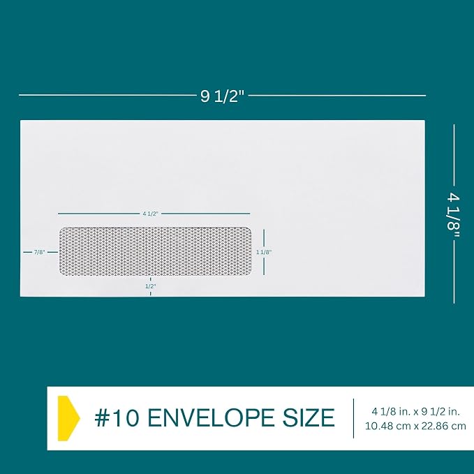 #10 Window Envelopes Self Seal - Image 3
