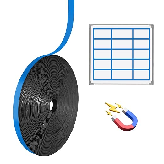 CHUNNIAO Blue Magnetic Whiteboard Tape by CHUNNIAOUSMARKET