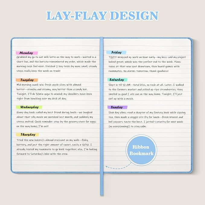OMEYA 4 Pack Lined Journal Notebooks - Image 4