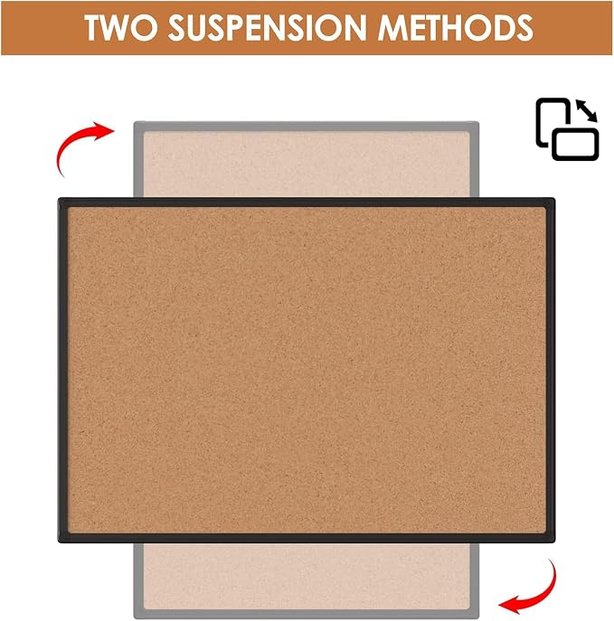 2-Pack Cork Board Bulletin Board 24 x 18, Office Board - Image 6