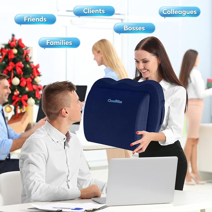 CloudBliss Seat Cushion, Office Chair Cushion, Car Seat Cushion, Lumbar Support - Image 6