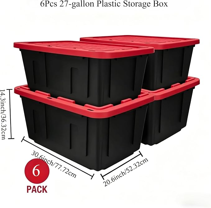 CLMSTE6 Pack Large Storage Bins - Image 2
