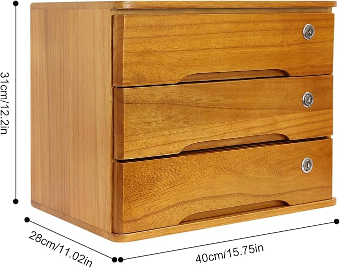 Wooden Desktop Storage Box - Image 3