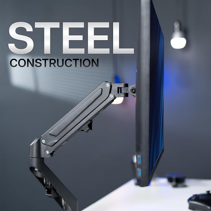 VIVO Heavy Duty Single Monitor Tension Arm - Image 6