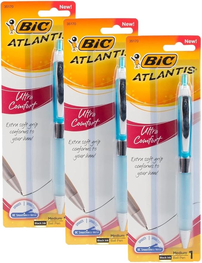 BIC Ballpoint Pens, Medium Point 1.0mm by BIC