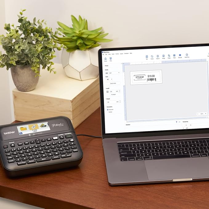 Brother P-Touch PT- D610BTVP Business Professional Connected Label Maker | - Image 2
