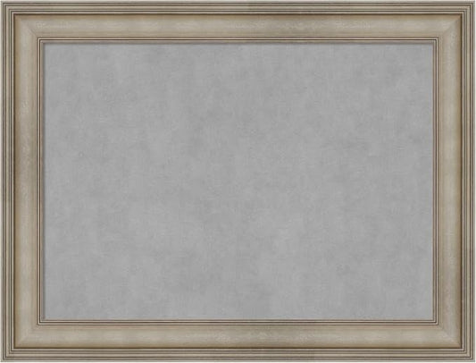 Amanti Art Silver Framed Magnetic Board 25x33 Medium Vision Board by AmantiArt