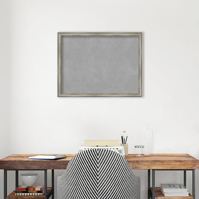 Amanti Art Silver Framed Magnetic Board 20x26 Medium Vision Board - Image 5