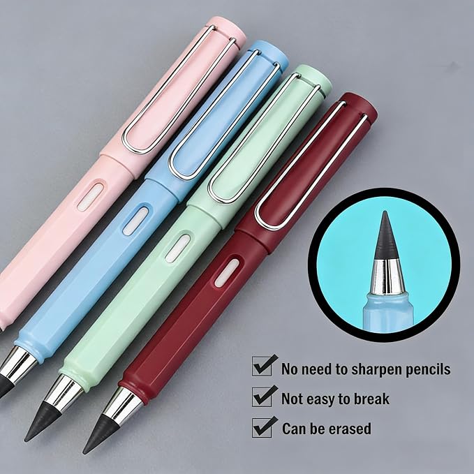6 Sets Everlasting Pencil, Infinity Pen, NO-Sharpening Pencils - Image 7