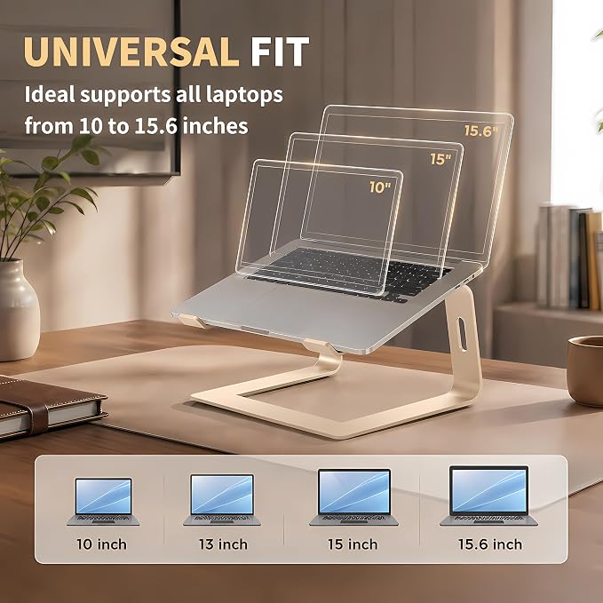 Orionstar Ergonomic Laptop Stand, Premium 5mm Aluminum Riser - Image 4