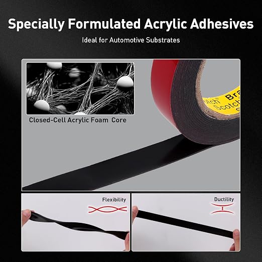 Automotive Acrylic Plus Attachment Tape 0.79" x 18Ft Made of 3M Double Sided - Image 4