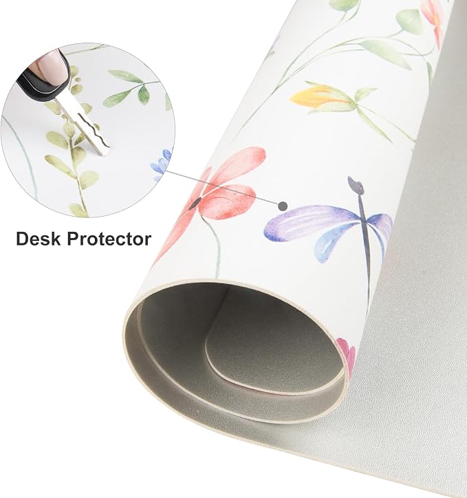 Colorful Star Large Mouse Pad, Floral Waterproof Office Desk Mat, Non-Slip - Image 7