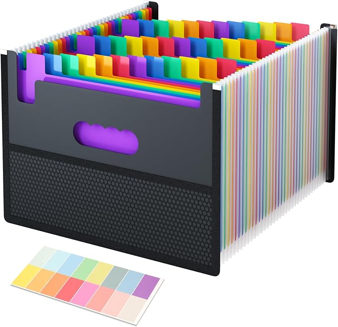 EOOUT Accordion File Organizer 36 Pockets, Letter A4 Size Expanding File Folder by EOOUT