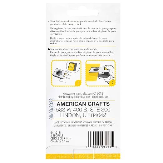 EK Tools 2-inch Metal Paper Punch, Create Precise Circles - Image 3