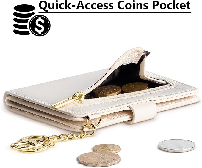 Airkit Small Wallet Women RFID, PU Leather Card Holder - Image 3